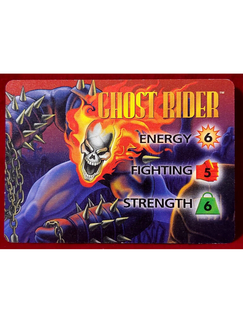 GHOST RIDER 1995 Fleer Marvel Overpower Powersurge TCG CCG Cardx3 Near Mint